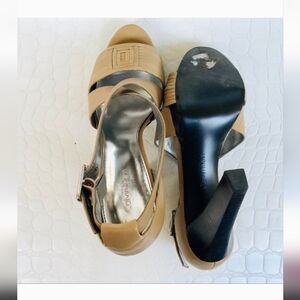 Calvin Klein “Sunshyne” Heeled Sandals